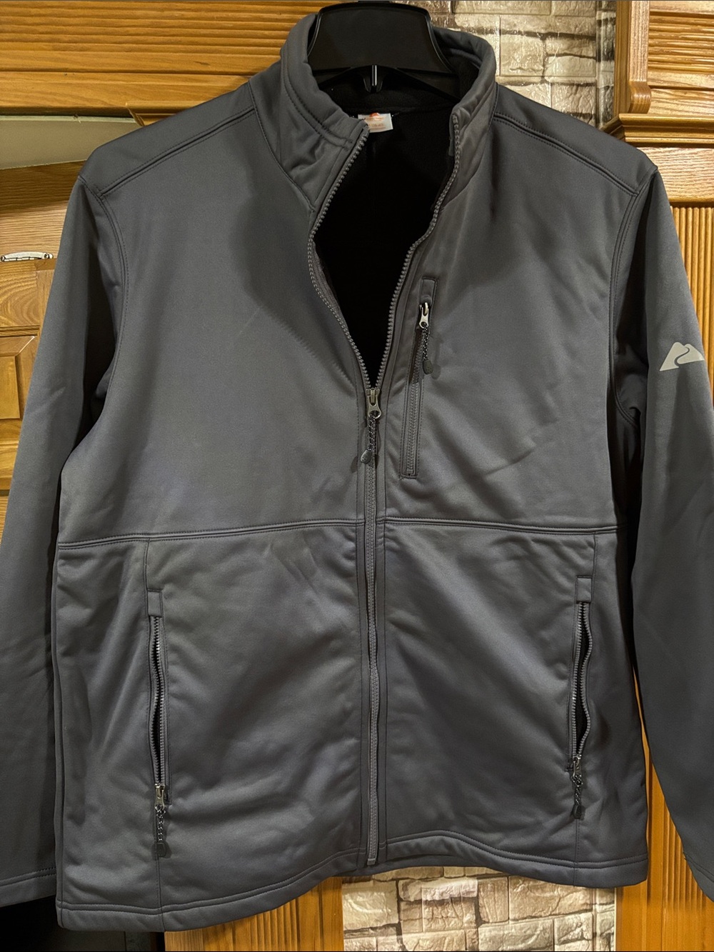 Ozark Trail Men's Gray Softshell Performance Jacket